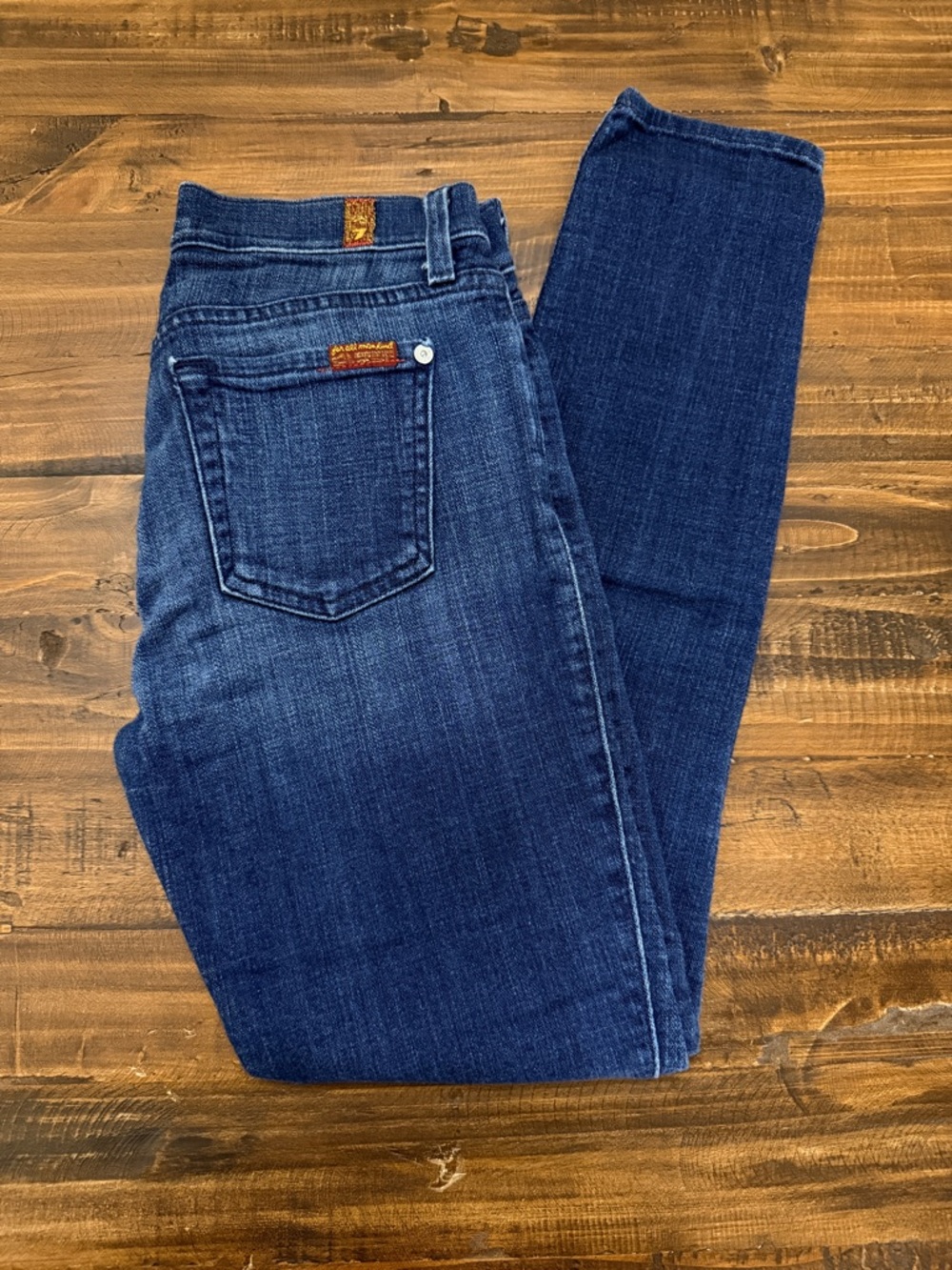 7 for All Mankind 💙 Dark Blue “The Ankle Skinny”